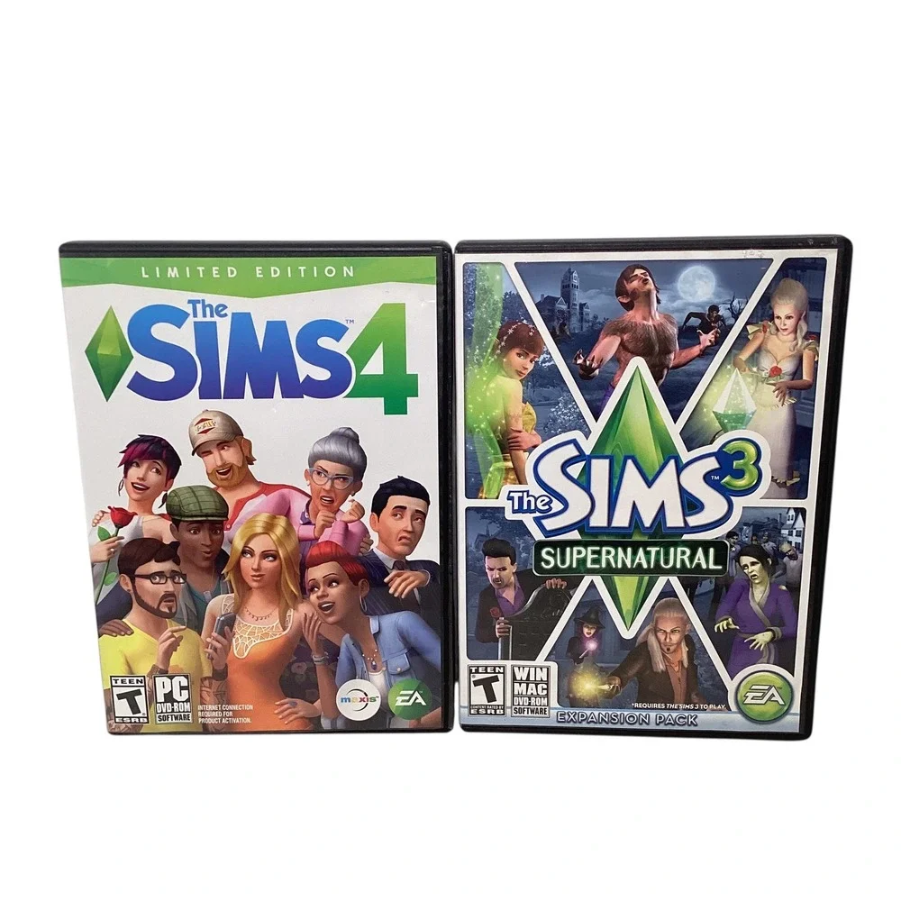 The Sims 4 Limited Edition Expansion Pack & The Sims 3 Supernatural PC Games lot
